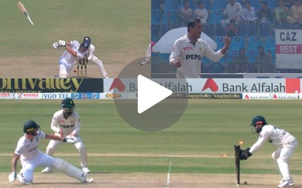 [Watch] Noman Ali Sweeps Ben Stokes Off His Feet With A 'Genie' Delivery; Clueless Skipper Outfoxed